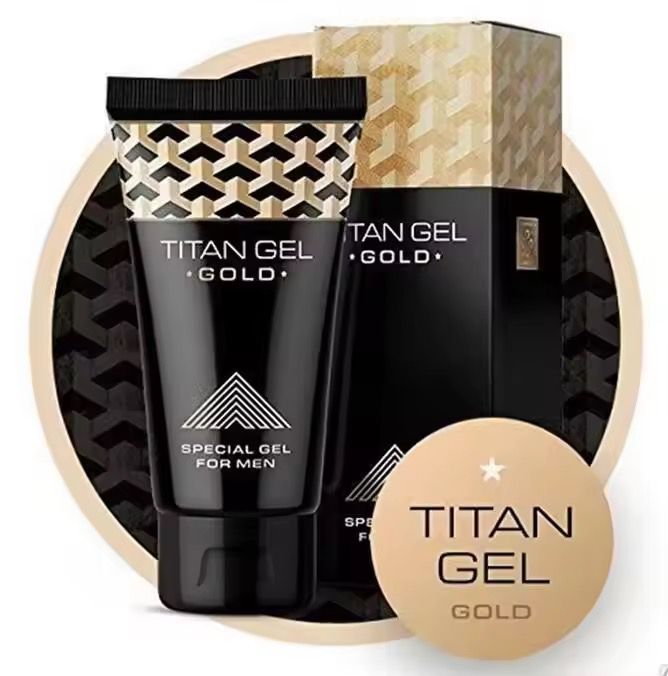 Titan Gel Gold for Men Original. Male Natural Massage Cream, 50ml