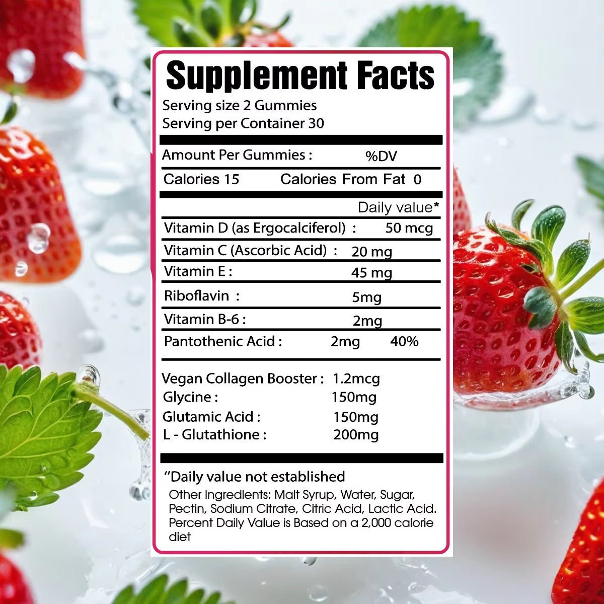 Hej Wellness Glutathione Collagen Glow Gummies - Nutricore