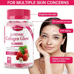 Hej Wellness Glutathione Collagen Glow Gummies - Nutricore