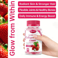 Hej Wellness Glutathione Collagen Glow Gummies - Nutricore