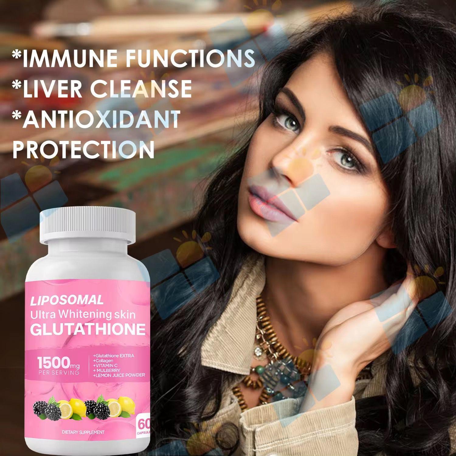 Nutricore Liposomal Glutathione 1500mg – Ultra Skin Whitening, Collagen & Liver Cleanse - Nutricore