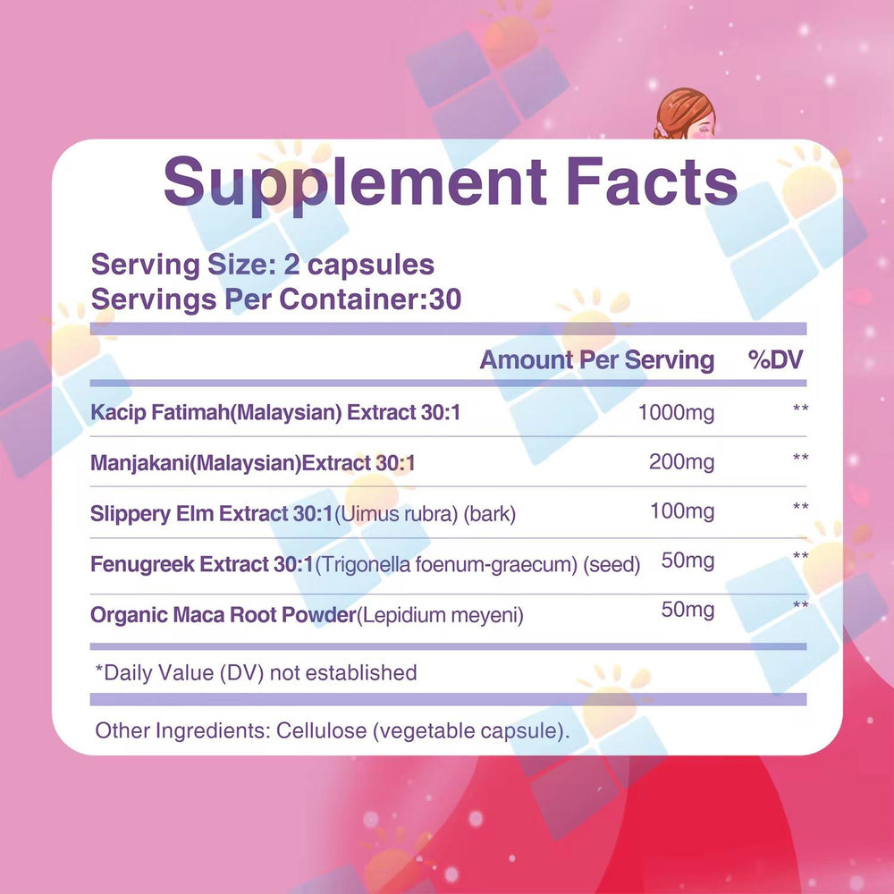 The Ultimate 1400mg Botanical Blend for Intimate Comfort & Tightening - Nutricore